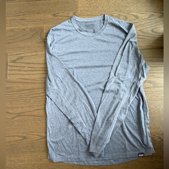 2 Patagonia Men's Forge Long-Sleeve Capilene Cool Trail Shirts - Picture 3 of 9